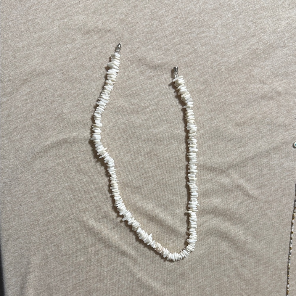 Elegant White Shell Necklace